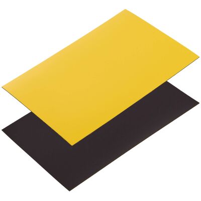 SPRINTIS 100 Unità - Etichette magnetiche scrivibili 100 x 150 mm giallo, ferrite PVC SPRINTIS 100 Unità - Etichette magnetiche scrivibili 100 x 150 mm giallo, ferrite PVC