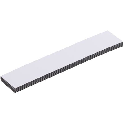 SPRINTIS 100 Unità - Etichette magnetiche scrivibili 20 x 100 mm bianco, ferrite PVC SPRINTIS 100 Unità - Etichette magnetiche scrivibili 20 x 100 mm bianco, ferrite PVC