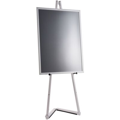 SPRINTIS 1 Unità - Cavalletto portatile in alluminio con cornice a scatto bianco 1500 mm A1 594 x 841 mm, alluminio acciaio SPRINTIS 1 Unità - Cavalletto portatile in alluminio con cornice a scatto bianco 1500 mm A1 594 x 841 mm, alluminio acciaio
