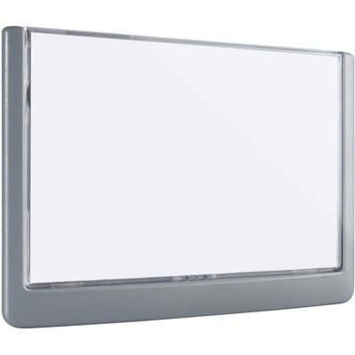SPRINTIS 1 Unità - Targa per ufficio LISBONA 149 x 105,5 mm, Plastica ABS PS, trasparente grigio SPRINTIS 1 Unità - Targa per ufficio LISBONA 149 x 105,5 mm, Plastica ABS PS, trasparente grigio