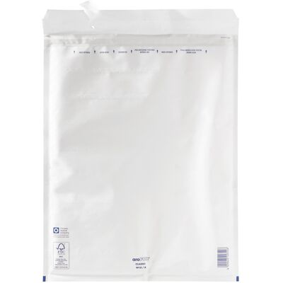 1 Pacchetto - aroFOL buste imbottite a bolle d'aria 350 x 470 mm, Carta PE, bianco 1 Pacchetto - aroFOL buste imbottite a bolle d'aria 350 x 470 mm, Carta PE, bianco