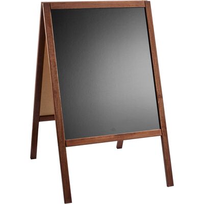 SPRINTIS 1 Unità - Cavalletto lavagna in legno WOOD-STOP Lite M, lavagna di 53 x 66 effetto legno SPRINTIS 1 Unità - Cavalletto lavagna in legno WOOD-STOP Lite M, lavagna di 53 x 66 effetto legno