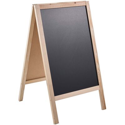 SPRINTIS 1 Unità - Cavalletto lavagna in legno WOOD-STOP Lite S, lavagna di 44 x 66, naturale effetto legno chiaro SPRINTIS 1 Unità - Cavalletto lavagna in legno WOOD-STOP Lite S, lavagna di 44 x 66, naturale effetto legno chiaro