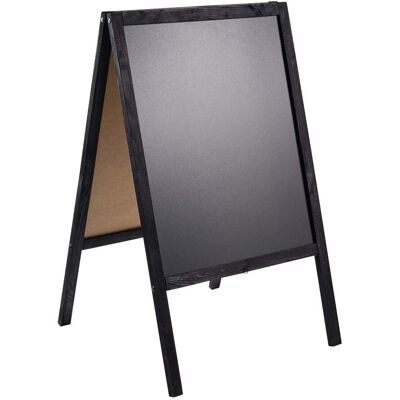 SPRINTIS 1 Unità - Cavalletto lavagna in legno WOOD-STOP Lite L, lavagna di 53 x 80 nero SPRINTIS 1 Unità - Cavalletto lavagna in legno WOOD-STOP Lite L, lavagna di 53 x 80 nero