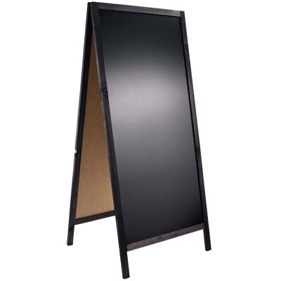 SPRINTIS 1 Unità - Cavalletto lavagna in legno WOOD-STOP Lite XL, 64 x 136 cm nero SPRINTIS 1 Unità - Cavalletto lavagna in legno WOOD-STOP Lite XL, 64 x 136 cm nero
