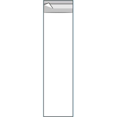 SPRINTIS 100 Unità - Buste con patella di chiusura, plastica OPP, trasparente 60 x 240 mm SPRINTIS 100 Unità - Buste con patella di chiusura, plastica OPP, trasparente 60 x 240 mm