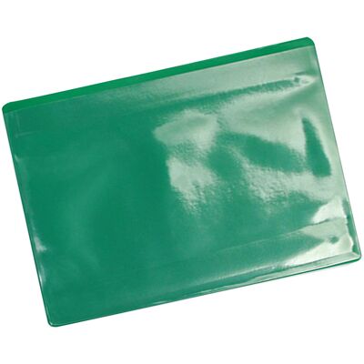 SPRINTIS 10 Unità - Buste magnetiche portadocumenti per formato A5, con 1 striscia magnetica, lato largo aperto, verde, PVC morbido SPRINTIS 10 Unità - Buste magnetiche portadocumenti per formato A5, con 1 striscia magnetica, lato largo aperto, verde, PVC morbido