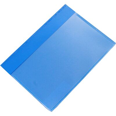 SPRINTIS 10 Unità - Buste magnetiche portadocumenti con patta per formato A6, con 1 striscia magnetica, lato largo aperto, PP, blu SPRINTIS 10 Unità - Buste magnetiche portadocumenti con patta per formato A6, con 1 striscia magnetica, lato largo aperto, PP, blu