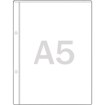 SPRINTIS 50 Unità - Buste per raccoglitori A5, PVC morbido 180 µm, trasparente SPRINTIS 50 Unità - Buste per raccoglitori A5, PVC morbido 180 µm, trasparente
