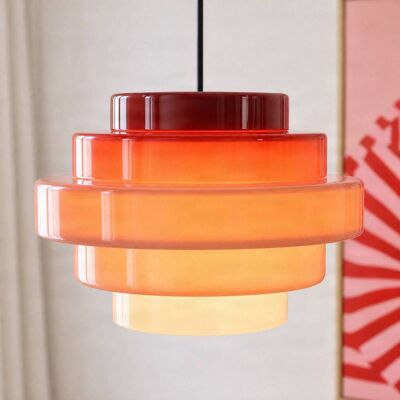 Lampada a sospensione Filo ALDEX, dimmerabile, Rosso, Soggiorno / Sala da pranzo, Vetro, Scandinavo, Lampada a sospensione Lampada a sospensione Filo ALDEX, dimmerabile, Rosso, Soggiorno / Sala da pranzo, Vetro, Scandinavo, Lampada a sospensione