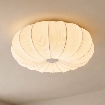 Plafoniera soffitto Marielle Lindby, dimmerabile, Bianco / Opale, Soggiorno / Sala da pranzo, Tessuto / Stoffa / Seta, Scandinavo, Plafoniera Plafoniera soffitto Marielle Lindby, dimmerabile, Bianco / Opale, Soggiorno / Sala da pranzo, Tessuto / Stoffa / Seta, Scandinavo, Plafoniera