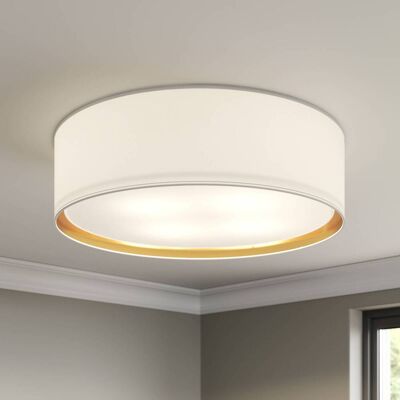 Luce a soffitto Bilbao, Ø 60 cm, bianco/oro - Lampada da soffitto Luce a soffitto Bilbao, Ø 60 cm, bianco/oro - Lampada da soffitto