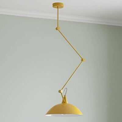 Lampada a sospensione Melos ALDEX, dimmerabile, Giallo / Arancione, Soggiorno / Sala da pranzo, Metallo, Scandinavo, Lampada a sospensione Lampada a sospensione Melos ALDEX, dimmerabile, Giallo / Arancione, Soggiorno / Sala da pranzo, Metallo, Scandinavo, Lampada a sospensione