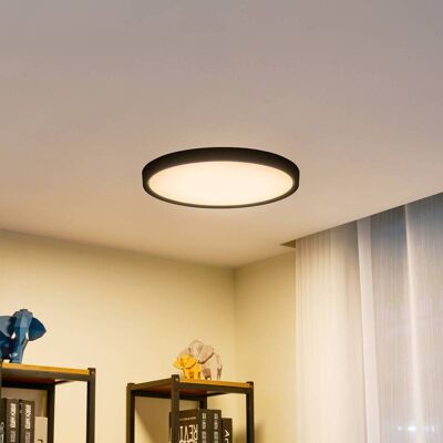 Plafoniera a LED Pravin Lindby, Nero, Soggiorno / Sala da pranzo, Plastica, Moderno, Plafoniera LED Plafoniera a LED Pravin Lindby, Nero, Soggiorno / Sala da pranzo, Plastica, Moderno, Plafoniera LED