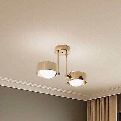 Plafoniera Mado Argon, dimmerabile, Ottone / Oro, Bagno, Metallo, Moderno, Plafoniera Plafoniera Mado Argon, dimmerabile, Ottone / Oro, Bagno, Metallo, Moderno, Plafoniera