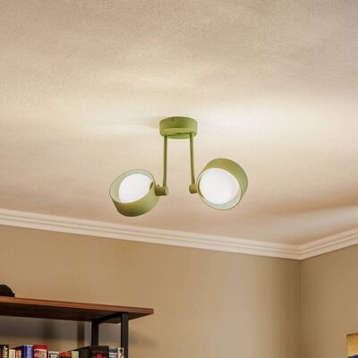 Plafoniera soffitto Mado Argon, dimmerabile, Verde, Soggiorno / Sala da pranzo, Metallo, Giovanile, Plafoniera Plafoniera soffitto Mado Argon, dimmerabile, Verde, Soggiorno / Sala da pranzo, Metallo, Giovanile, Plafoniera