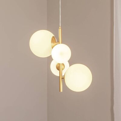 Lampada a sospensione Bloom in Ottone di Aldex - Design Moderno Lampada a sospensione Bloom in Ottone di Aldex - Design Moderno