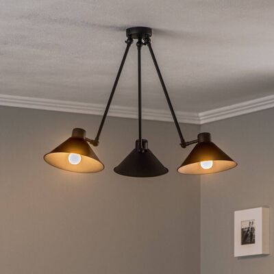 Lampada sospesa Argon Alan - Bracci regolabili, nero Lampada sospesa Argon Alan - Bracci regolabili, nero