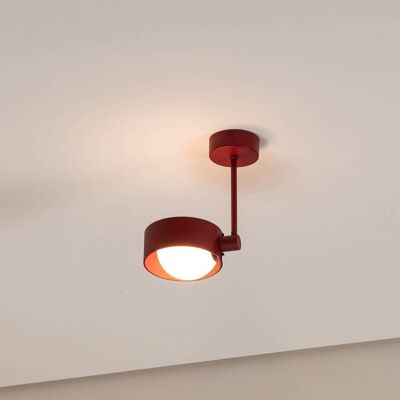 Plafoniera soffitto Mado Argon, dimmerabile, Rosso, Soggiorno / Sala da pranzo, Metallo, Giovanile, Plafoniera Plafoniera soffitto Mado Argon, dimmerabile, Rosso, Soggiorno / Sala da pranzo, Metallo, Giovanile, Plafoniera