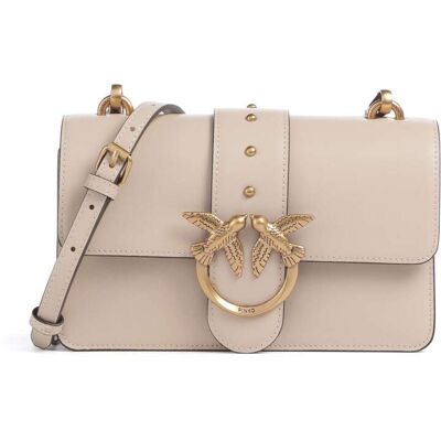 Pinko Love One Mini vuoto Borsa a tracolla marrone Pinko Love One Mini vuoto Borsa a tracolla marrone