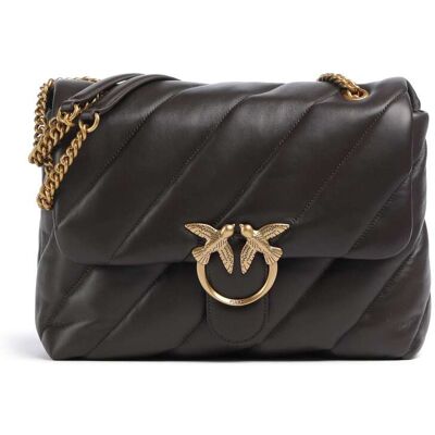 Pinko Love Puff Big vuoto Borsa a spalla marrone Pinko Love Puff Big vuoto Borsa a spalla marrone
