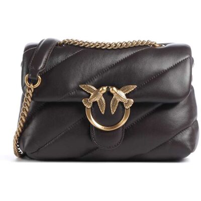 Pinko Love Puff Mini vuoto Borsa a spalla marrone Pinko Love Puff Mini vuoto Borsa a spalla marrone