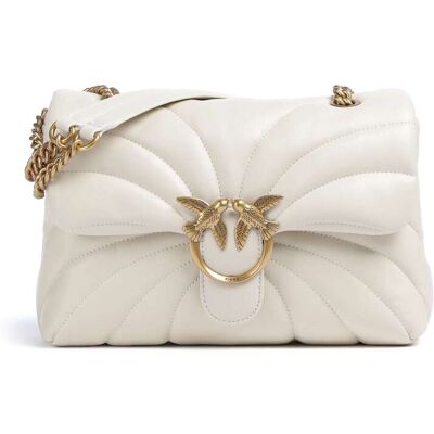 Pinko Love Puff Classic vuoto Borsa a spalla beige Pinko Love Puff Classic vuoto Borsa a spalla beige