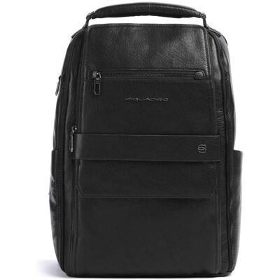 Piquadro Solm Zaino porta pc nero Piquadro Solm Zaino porta pc nero