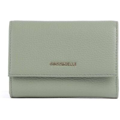 Coccinelle Metallic Soft Portafoglio verde Coccinelle Metallic Soft Portafoglio verde