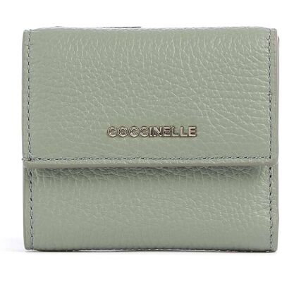 Coccinelle Metallic Soft Portafoglio verde Coccinelle Metallic Soft Portafoglio verde
