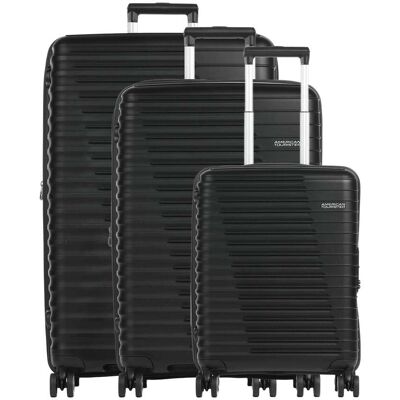 American Tourister Roadrush Set valigie trolley (4 ruote) nero American Tourister Roadrush Set valigie trolley (4 ruote) nero