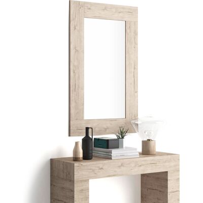 Mobili Fiver Specchiera Rettangolare Evolution, 118 x 73 cm, Quercia Mobili Fiver Specchiera Rettangolare Evolution, 118 x 73 cm, Quercia