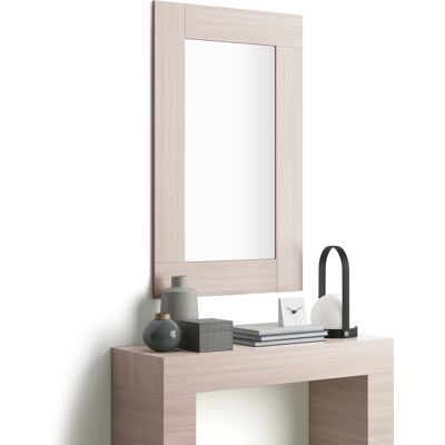 Mobili Fiver Specchiera Rettangolare Evolution, 118 x 73 cm, Olmo Perla Mobili Fiver Specchiera Rettangolare Evolution, 118 x 73 cm, Olmo Perla