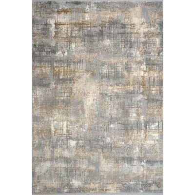 Mobili Fiver Tappeto rettangolare Luna 160x230 cm, Grigio e Beige con motivo astratto Mobili Fiver Tappeto rettangolare Luna 160x230 cm, Grigio e Beige con motivo astratto
