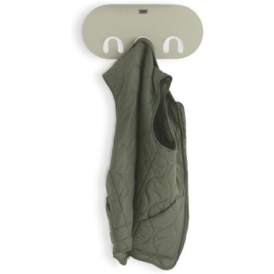 Mobili Fiver Appendiabiti da parete in metallo Camilla, 40 cm, Beige Mobili Fiver Appendiabiti da parete in metallo Camilla, 40 cm, Beige