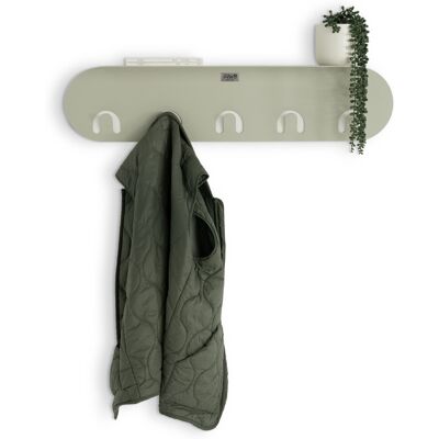 Mobili Fiver Appendiabiti da parete in metallo Camilla, 80 cm, Beige Mobili Fiver Appendiabiti da parete in metallo Camilla, 80 cm, Beige