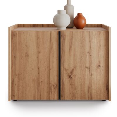 Mobili Fiver Mobile Basso Romina (93,6x36x70 cm), 2 Ante, Rovere Rustico Mobili Fiver Mobile Basso Romina (93,6x36x70 cm), 2 Ante, Rovere Rustico