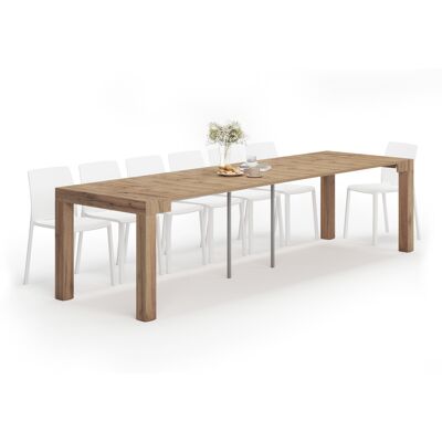 Mobili Fiver Tavolo Consolle Allungabile First, 45(305)x90 cm, Rovere Rustico Mobili Fiver Tavolo Consolle Allungabile First, 45(305)x90 cm, Rovere Rustico