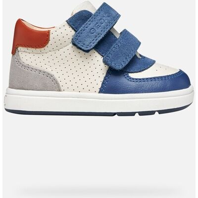 Geox Scarpe Biglia Neonato Avorio/denim 26 Geox Scarpe Biglia Neonato Avorio/denim 26