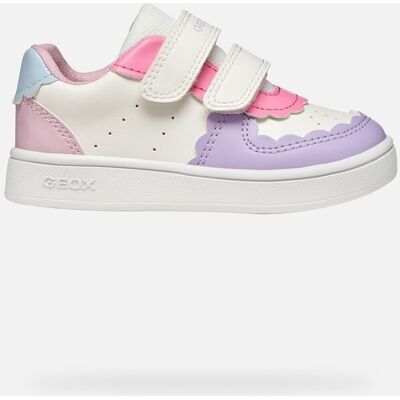 Geox Scarpe Eclyper Baby Bianco/lilla Chiaro 20 Geox Scarpe Eclyper Baby Bianco/lilla Chiaro 20