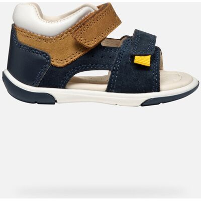 Geox Scarpe Sandal Zapito Neonato Blu Navy/caramello 22 Geox Scarpe Sandal Zapito Neonato Blu Navy/caramello 22
