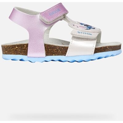 Geox Scarpe Sandal Chalki Bimba Argento/azzurro 21 Geox Scarpe Sandal Chalki Bimba Argento/azzurro 21