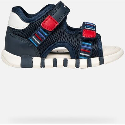Geox Scarpe Sandal Iupidoo Neonato Blu Navy/rosso 18 Geox Scarpe Sandal Iupidoo Neonato Blu Navy/rosso 18