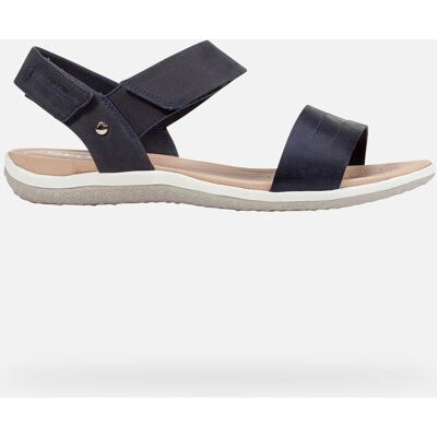 Geox Scarpe Sandal Vega Donna Denim Scuro 38 Geox Scarpe Sandal Vega Donna Denim Scuro 38