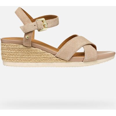 Geox Scarpe Ischia Corda Donna Beige Rosato 35 Geox Scarpe Ischia Corda Donna Beige Rosato 35