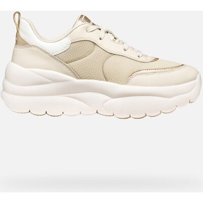 Geox Scarpe Xtors Donna Bianco Latte/oro Chiaro 40 Geox Scarpe Xtors Donna Bianco Latte/oro Chiaro 40