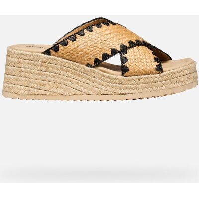 Geox Scarpe Alemeria Donna Taupe Chiaro/nero 40 Geox Scarpe Alemeria Donna Taupe Chiaro/nero 40