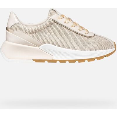 Geox Scarpe Metropoli Donna Bianco Latte/grigio Chiaro 35 Geox Scarpe Metropoli Donna Bianco Latte/grigio Chiaro 35