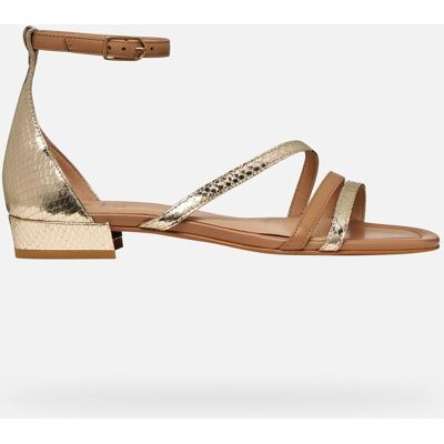 Geox Scarpe New Eraklia 15 Donna Oro Chiaro/beige 36 Geox Scarpe New Eraklia 15 Donna Oro Chiaro/beige 36