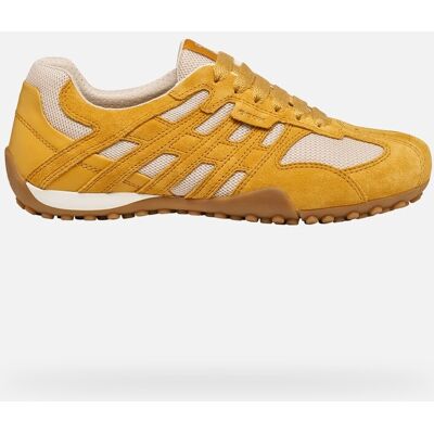 Geox Scarpe Snake Original Donna Giallo/bianco Latte 35 Geox Scarpe Snake Original Donna Giallo/bianco Latte 35